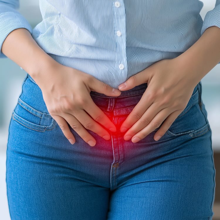 Woman experiencing chronic pelvic pain